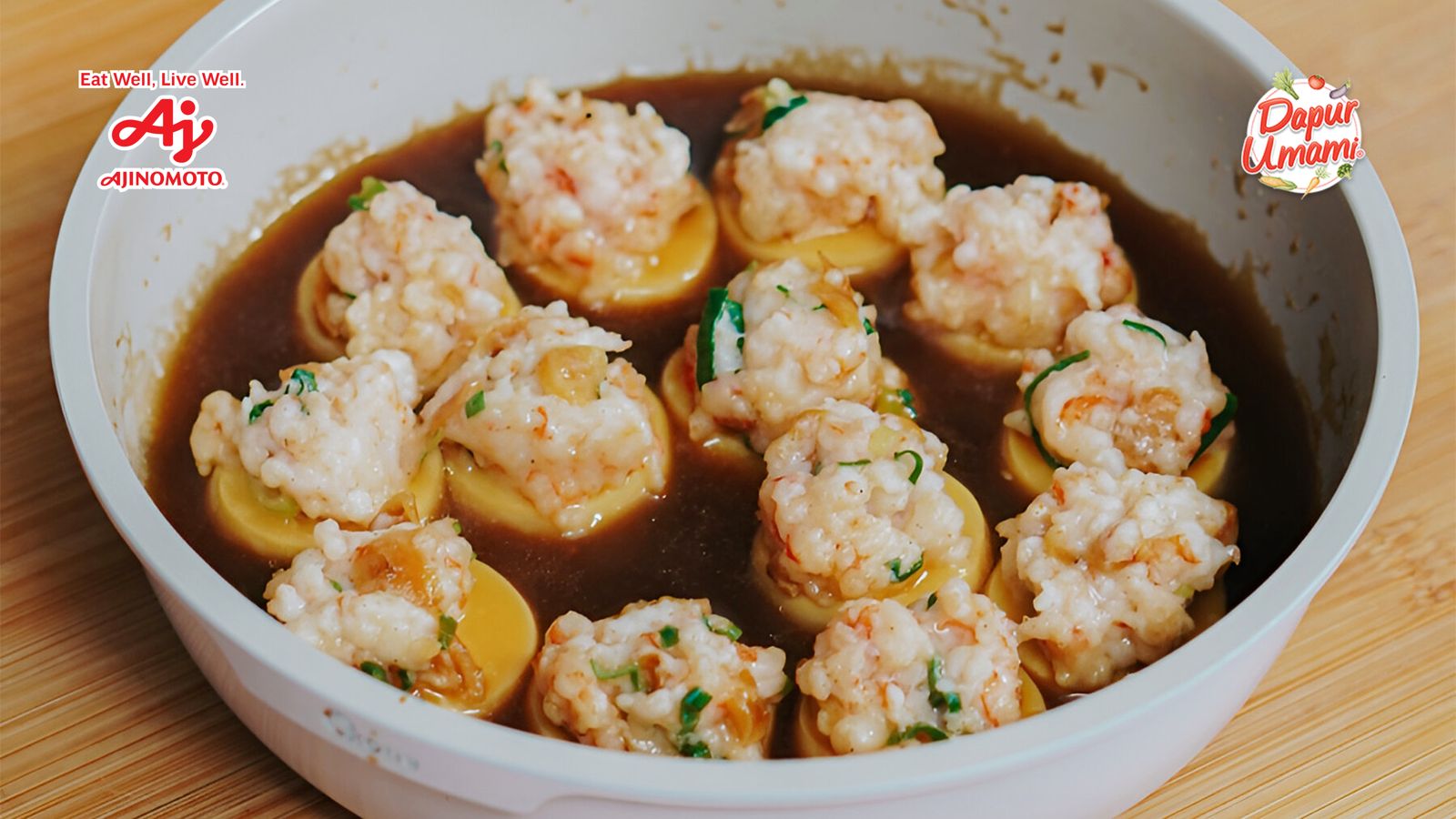 SHRIMP STEAM TOFU ala Chef Devy